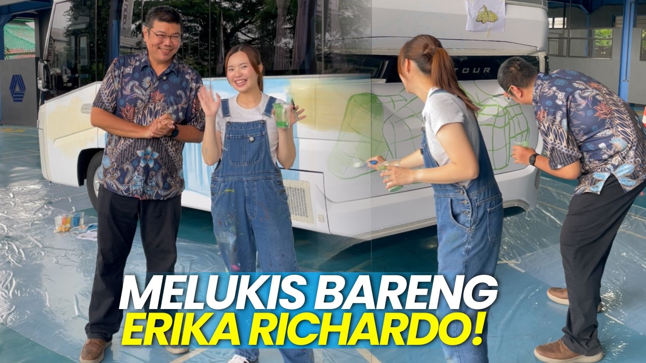 DARI PENASARAN JADI JAGO?? | PAK ANTHONY PERTAMA KALI NGELUKIS BARENG ERIKA! @ErikaRichardo