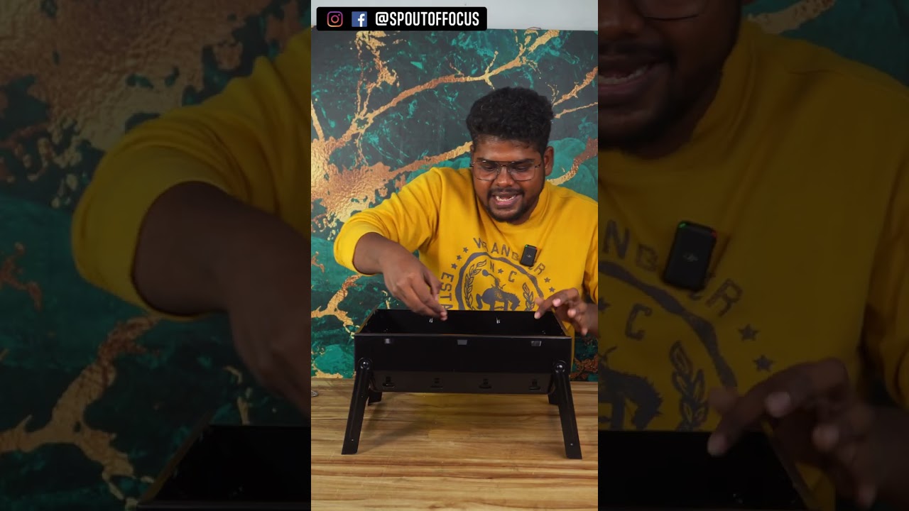 Portable BBQ Grill 🔥🤯 #shorts #BBQ