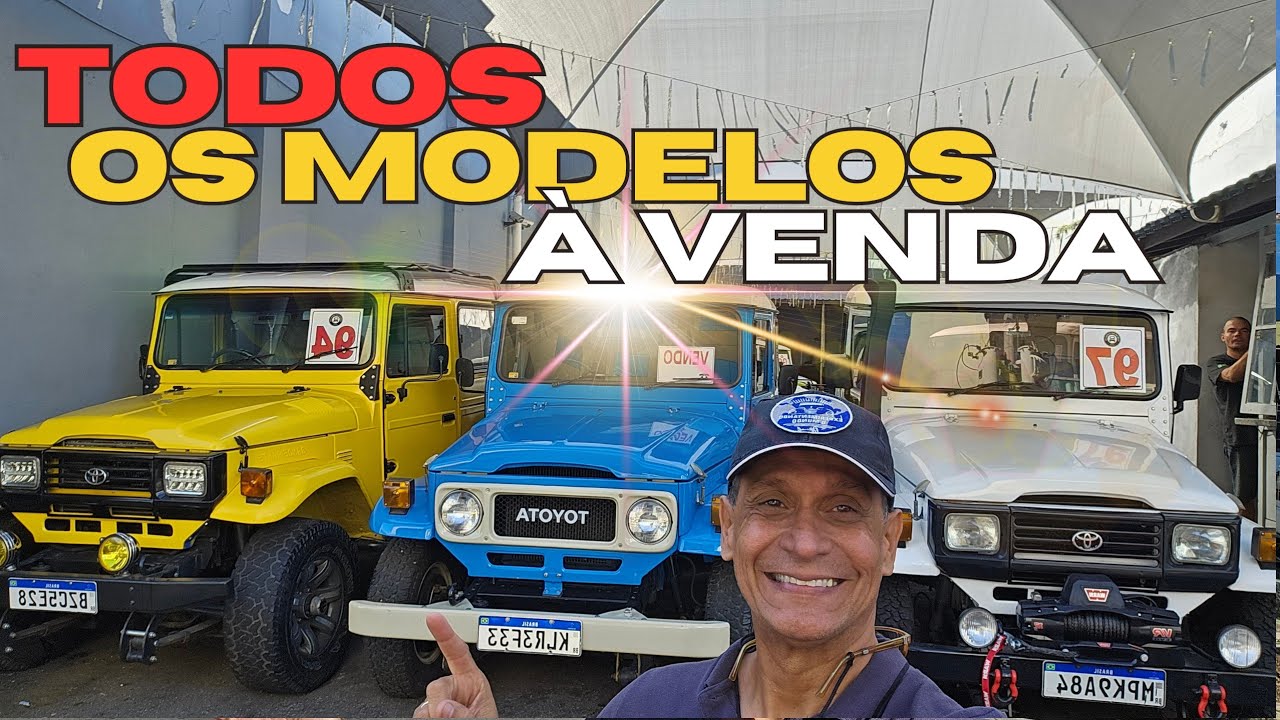 MAR DE TOYOTAS À VENDA. #carrosantigos #vendadecarro #carrosavenda #toyota #bandeirante