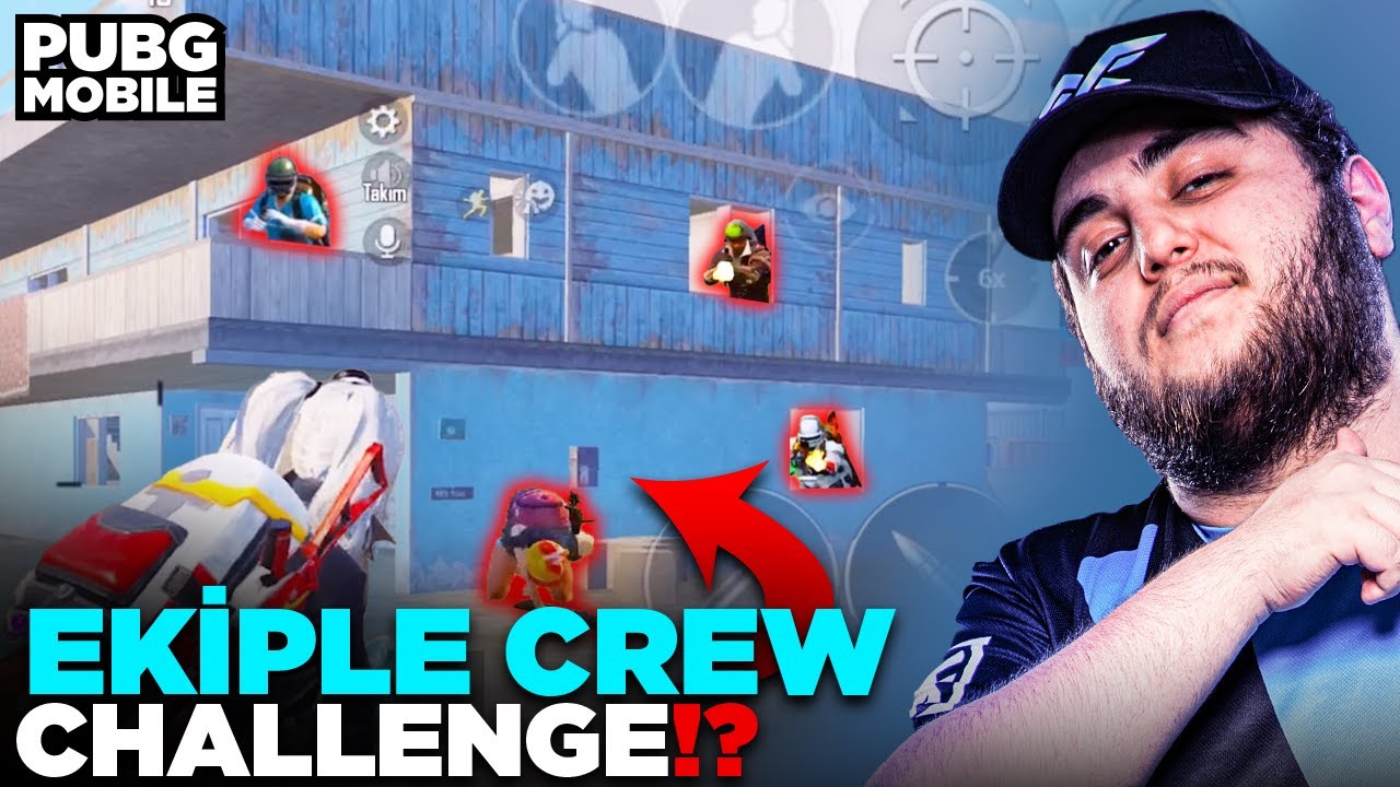 EKİPLE BOL SOHBETLİ CREW CHALLENGE w/ Lutz,Kecth,Soulles #pubgmobile