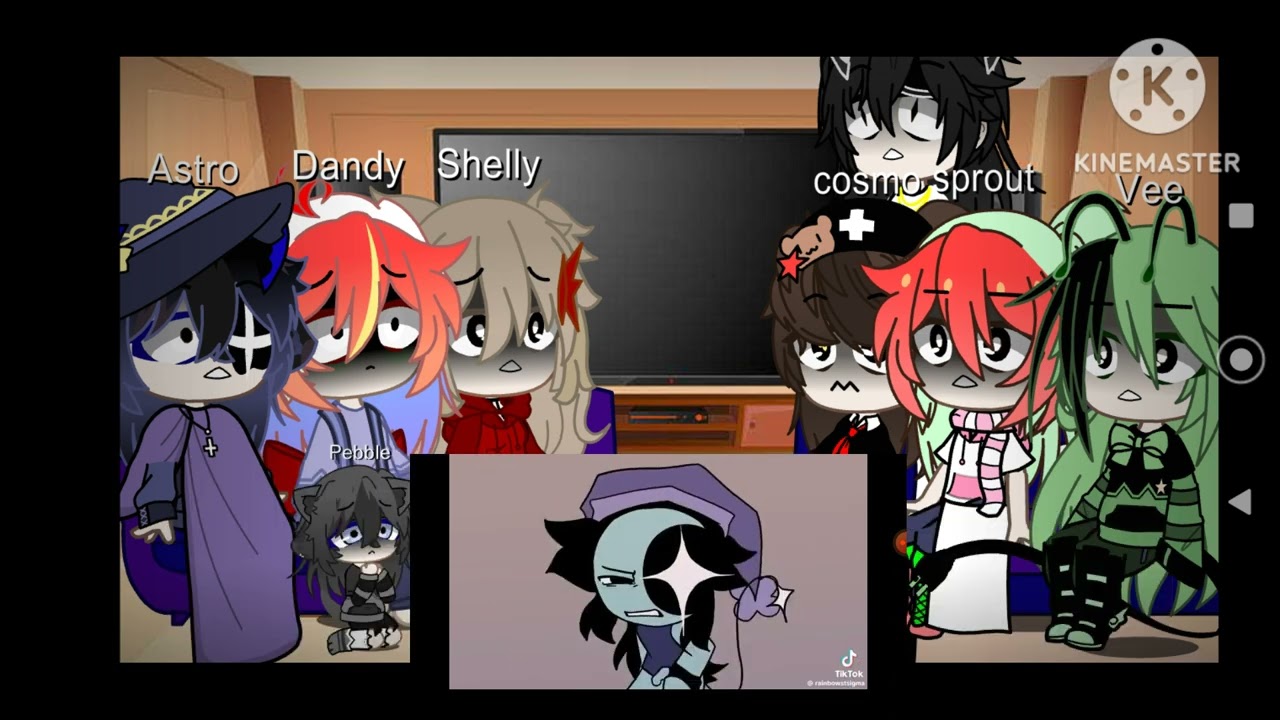 Toons de dandy's world reagem a eles