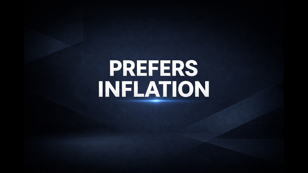 The System Prefers Inflation to Collapse — A Structural Analysis #dataanalysis #facts #inflation