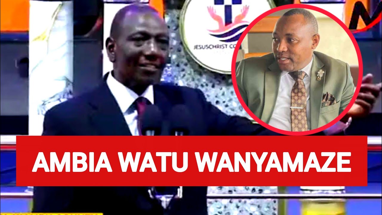 AMBIA WATU WANYAMAZE NIKIONGEA; ANGRY RUTO TELLS BISHOP BEN AS KIKUYUS REJECTS THEM!