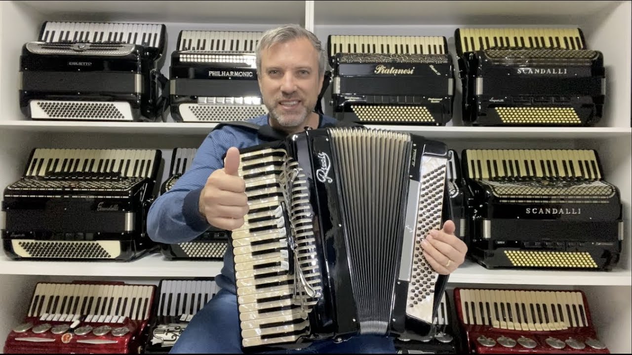 Acordeon Rivoli by Sonola Model R.345, Terça oitavadda 45,5 cm - Jeferson Oliveira