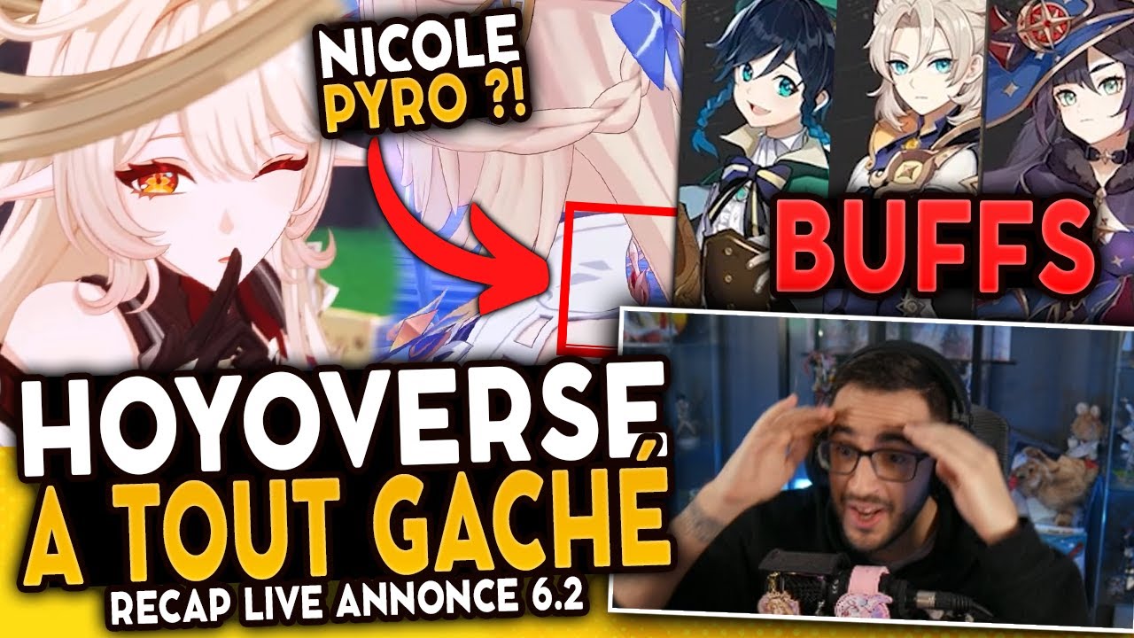 LA 6.2 AURAIT PU &Ecirc;TRE PARFAITE ! Buffs, gros lore & gameplay Durin | Recap live 6.2 Genshin Impact