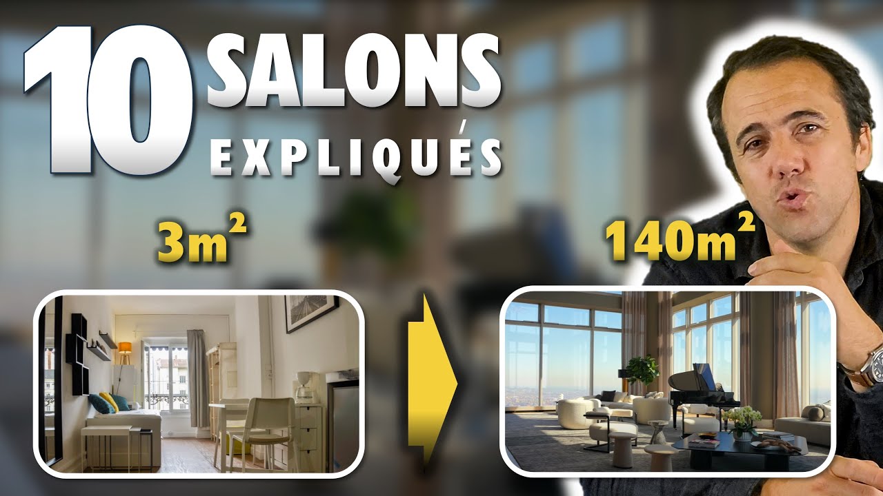 Comment installer son salon ? Petit, grand, studio, conseil d'un architecte d'intérieur