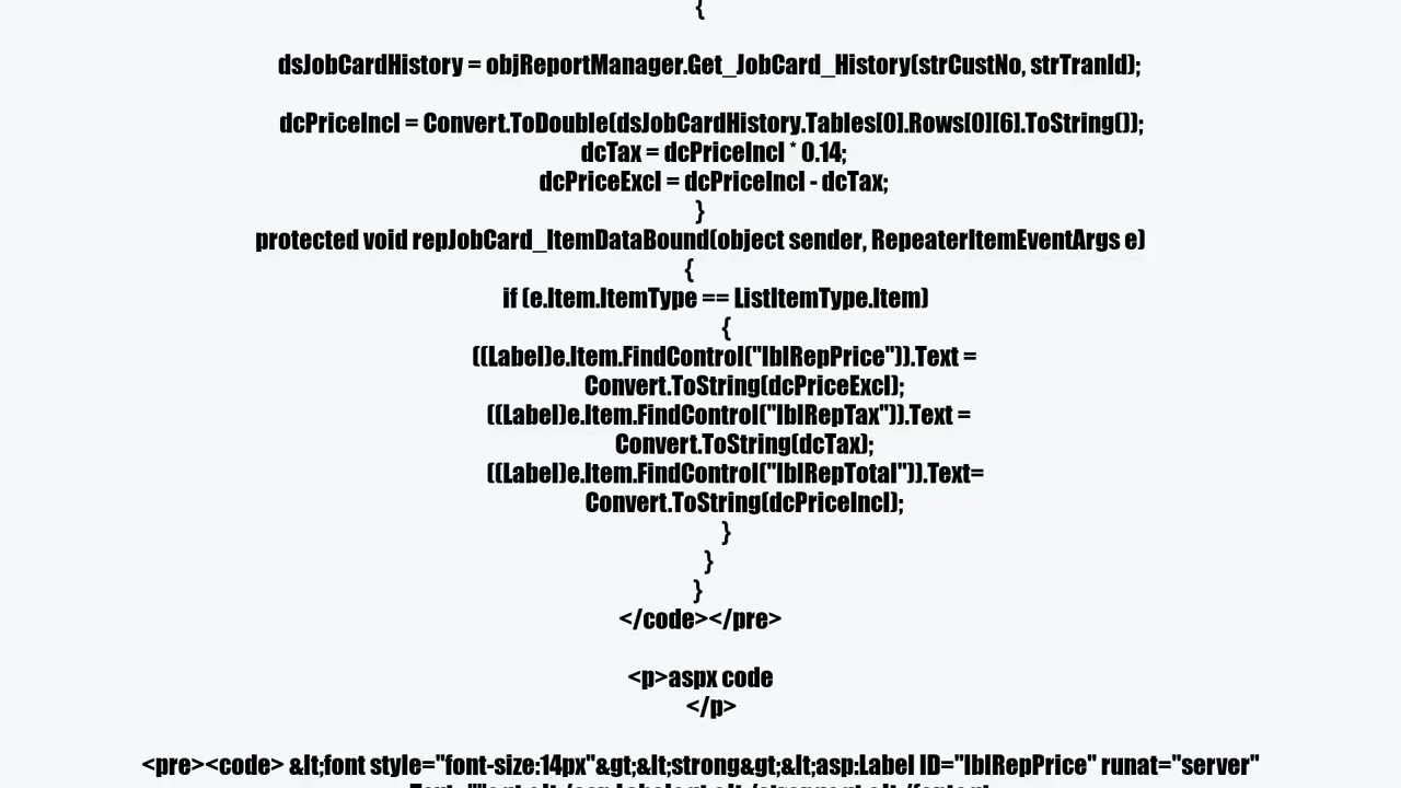 How to get the total count of rows in a repeater?