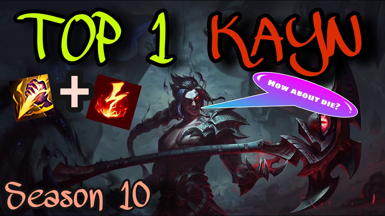 KAYN JUNGLE GAMPLAY  LEAGUE OF LEGENDS