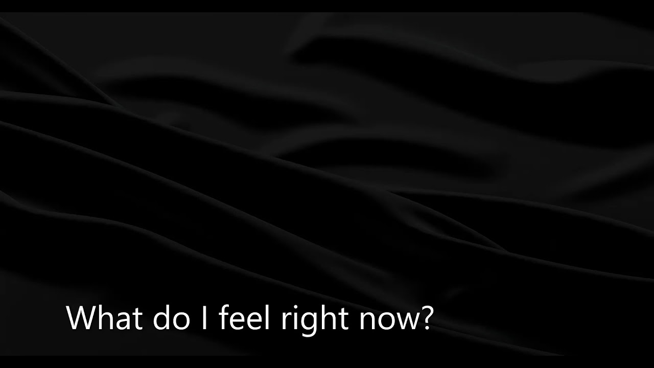 What do I feel right now? - Elle