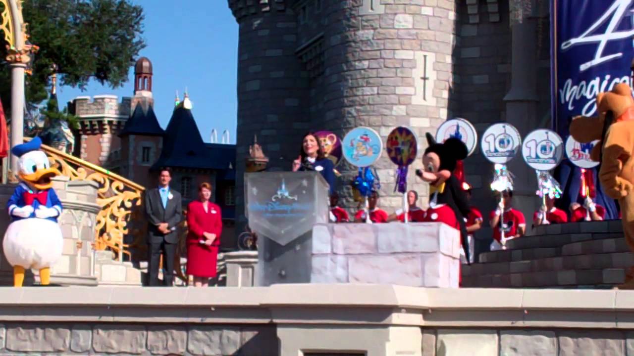 WDW 40th Anniversary Ceremony - FULL SHOW