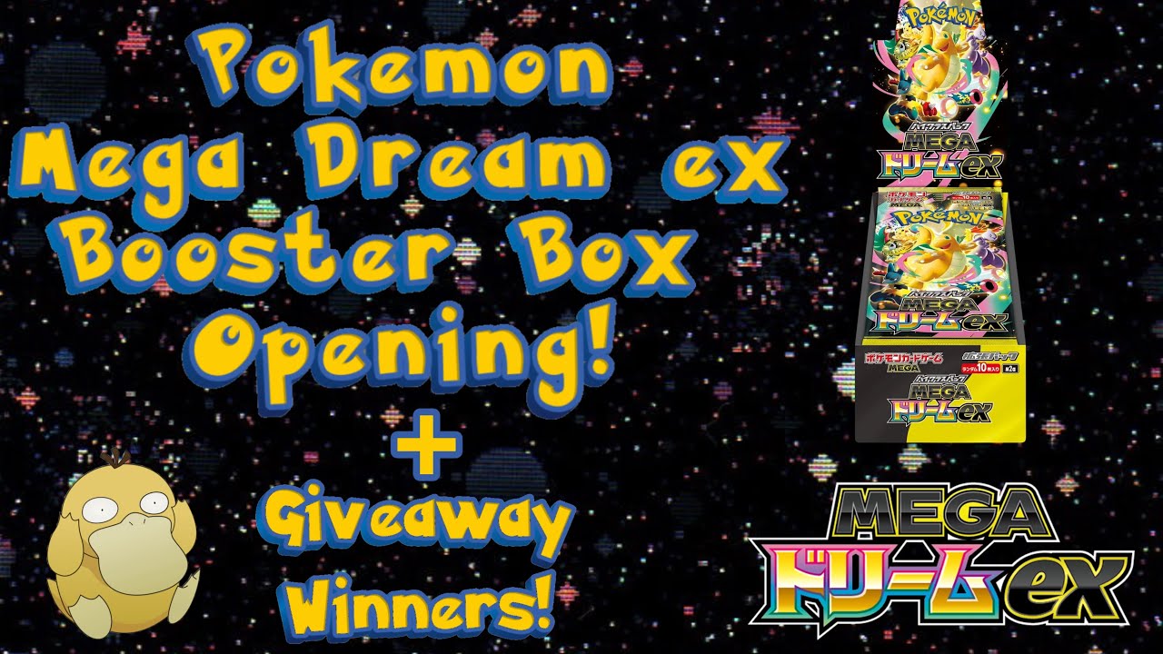 Japanese M2a: MEGA Dream ex (Ascended Heroes) High Class Booster Box Opening + Giveaway Winners!