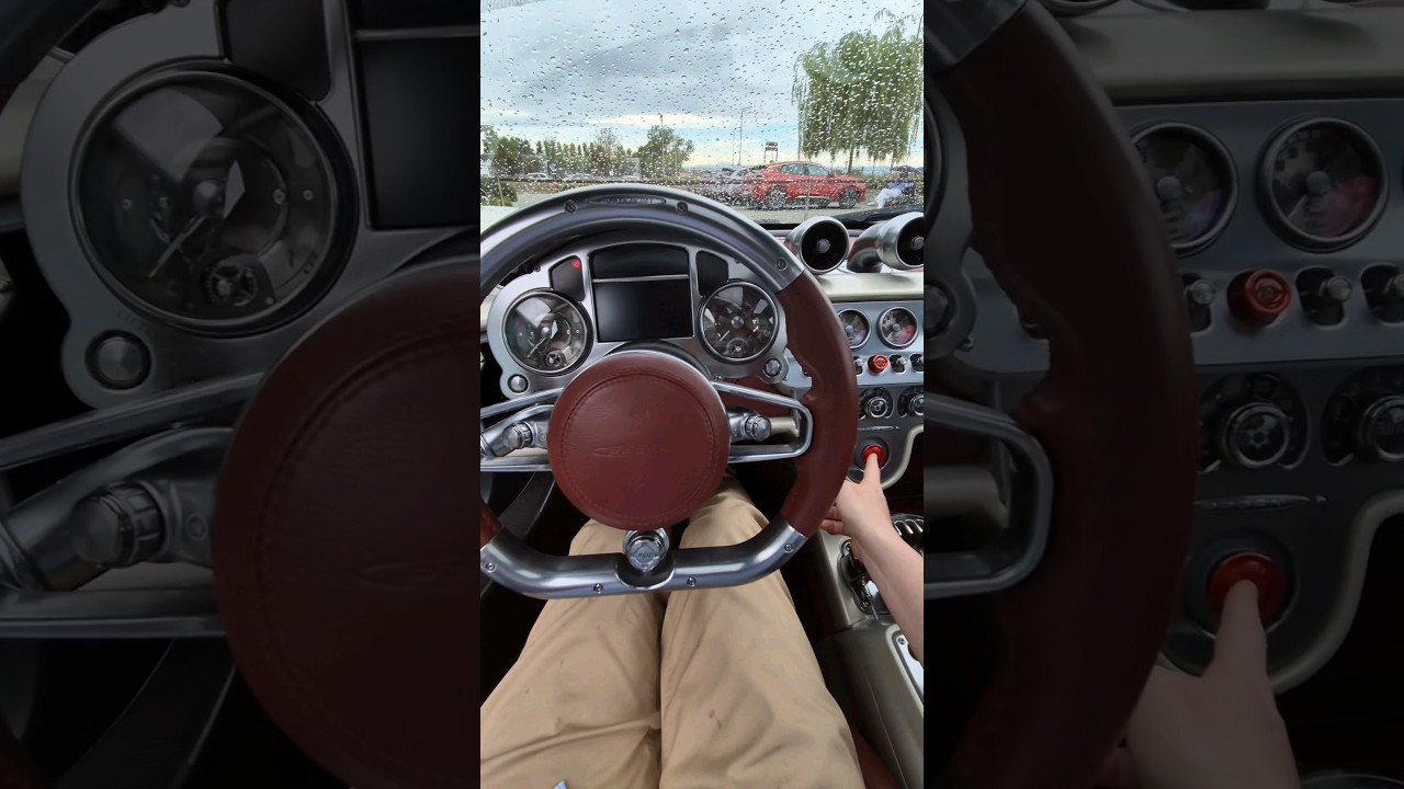 Starting up the DREAM CAR! 🤩🔥 Pagani Utopia