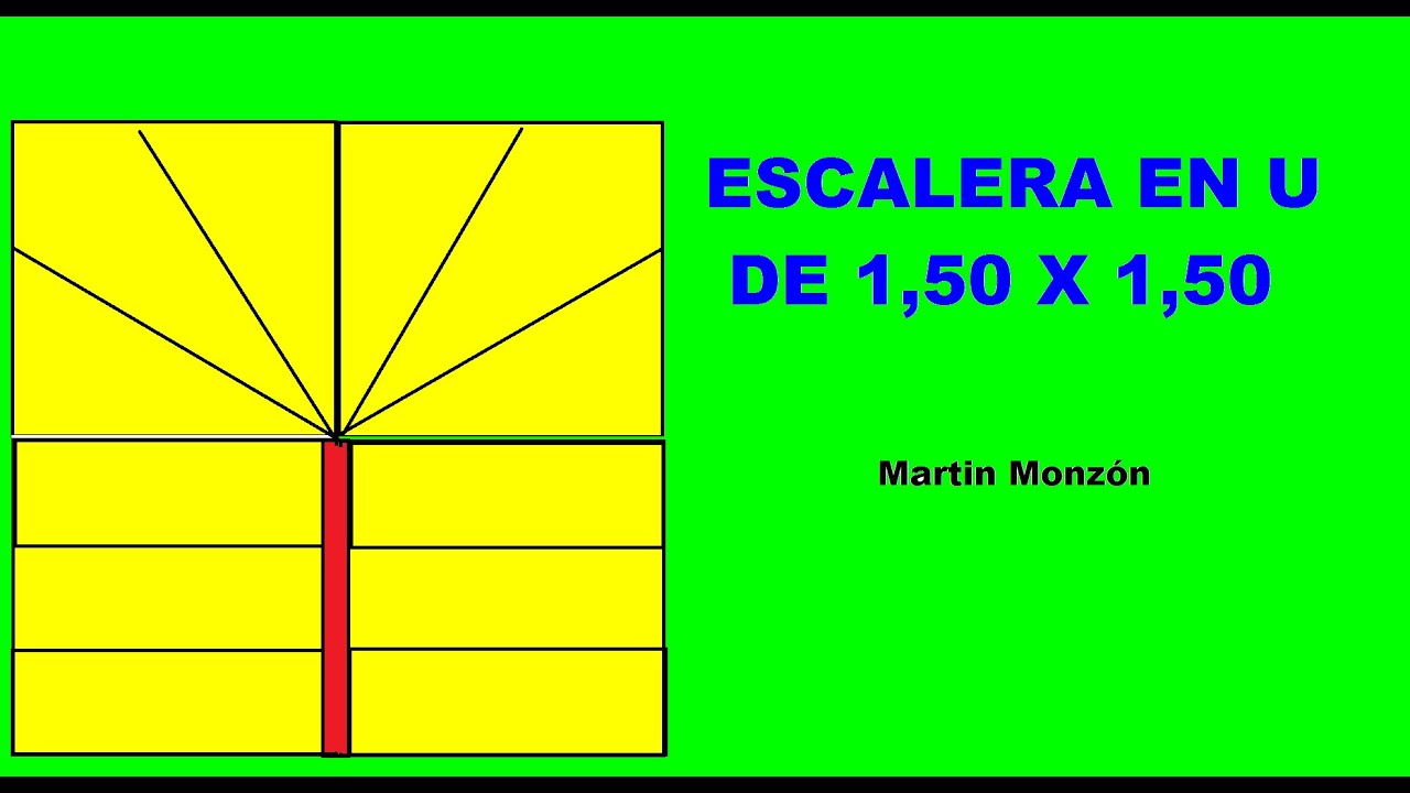 2 MODELO DE ESCALERA EN U PARA ESPACIO REDUCIDO