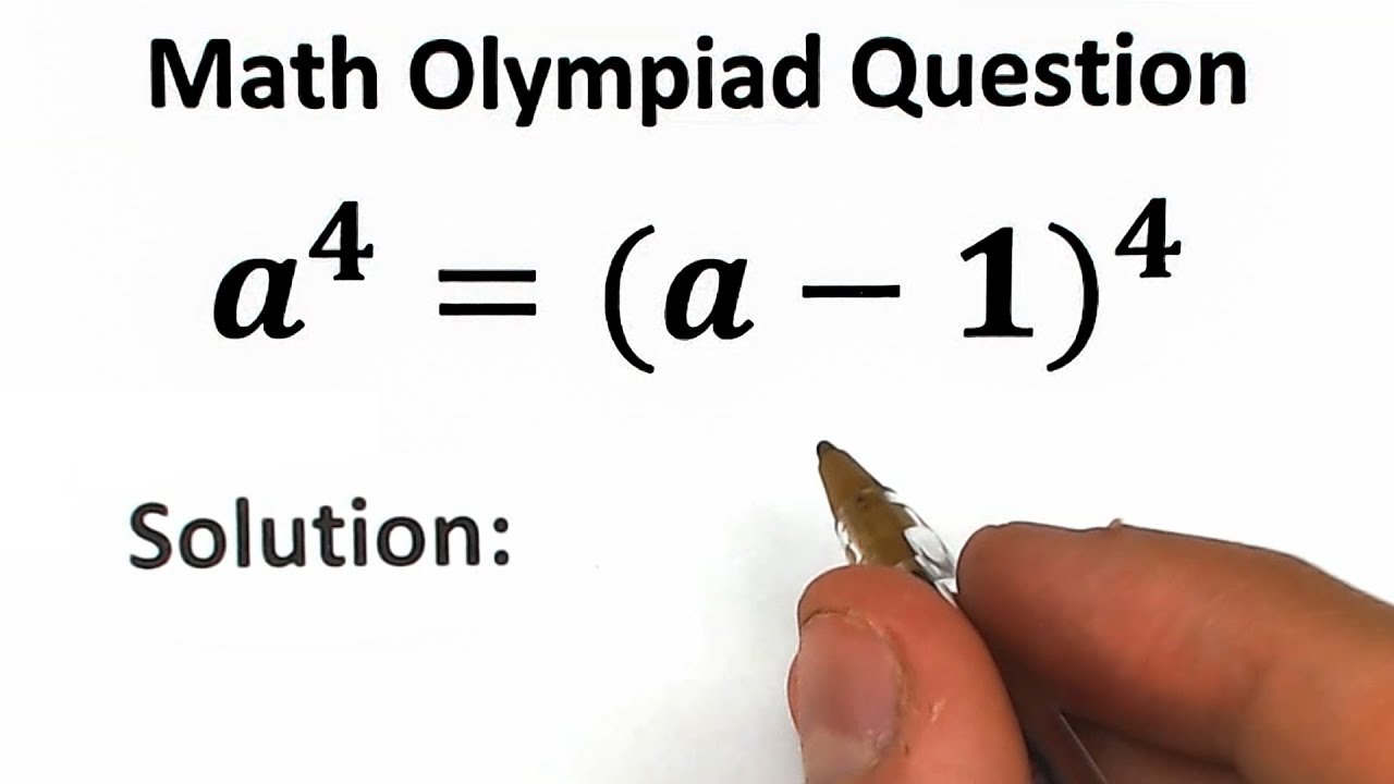 Germany - Math Olympiad Problem | Be Careful!