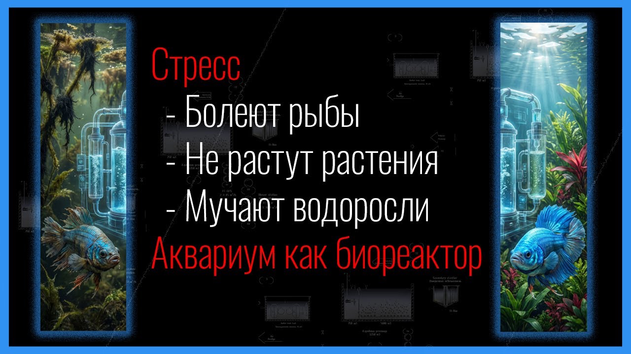 Сложно о простом: АКВАРИУМ со ЗДОРОВОЙ рыбой и РАСТЕНИЯМИ БЕЗ ВОДОРОСЛЕЙ