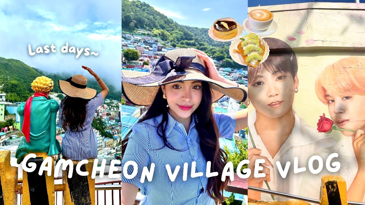 [VLOG] NOS ENCONTRAMOS AL PAPÁ DE JIMIN I Últimos días en Busan y Gamcheon Village (ENG/KOR sub)