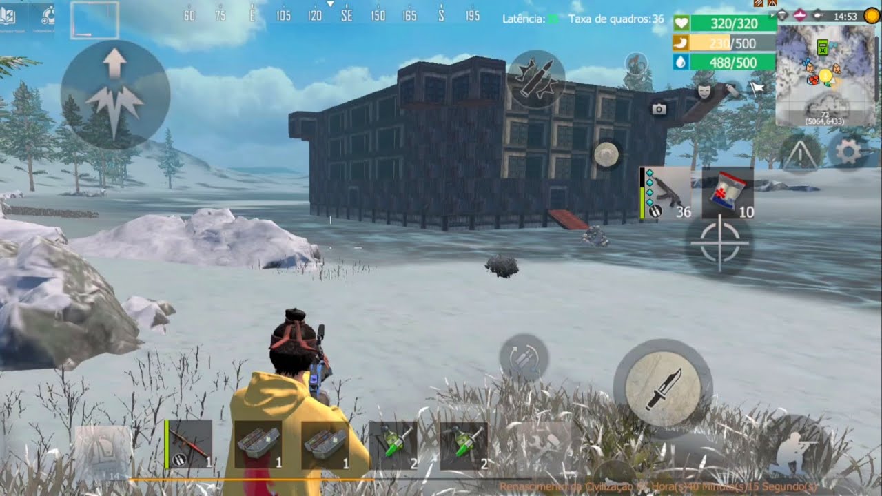 O PLATINA NAO ACREDITOU QUE IA TOMAR RAID ONLINE DO ALFA KKK LAST ISLAND OF SURVIVAL