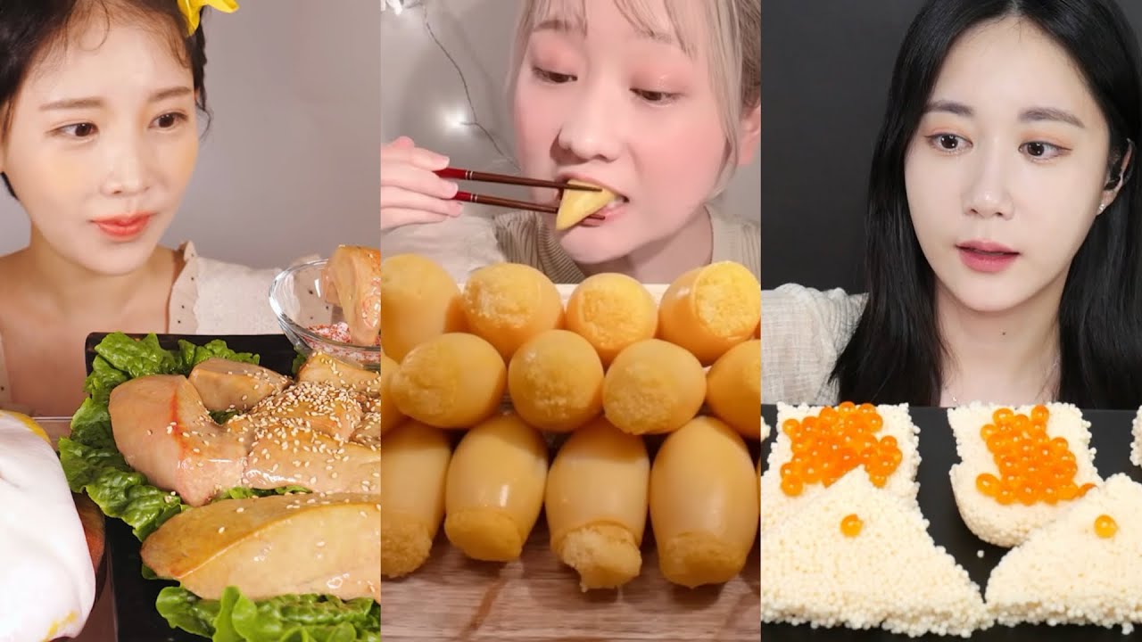 Mukbang Fish Liver & Roe Fish 😋😋😋