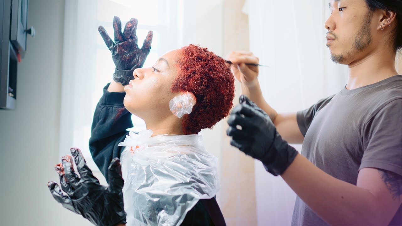 Dyeing Hair At Home! 🧑🏽‍🦱
