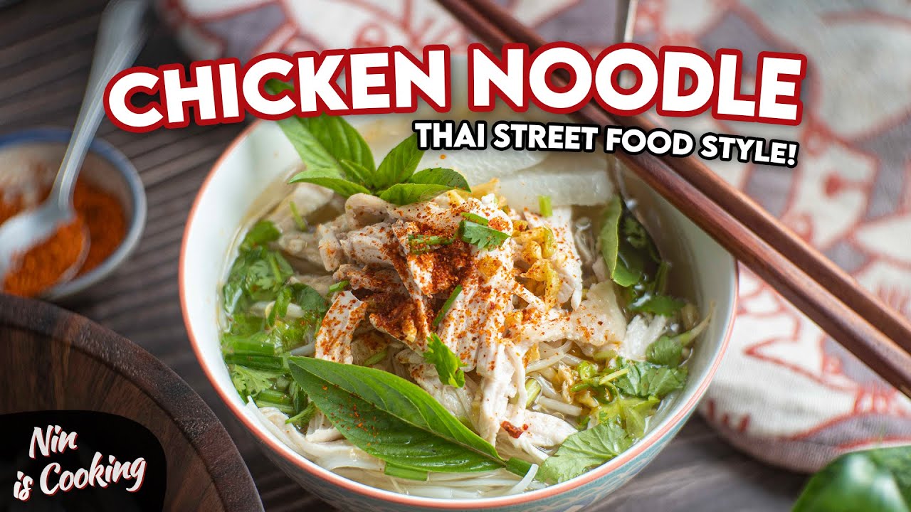This Thai Street Food Noodle Soup Is Amazing! 🤤🍜