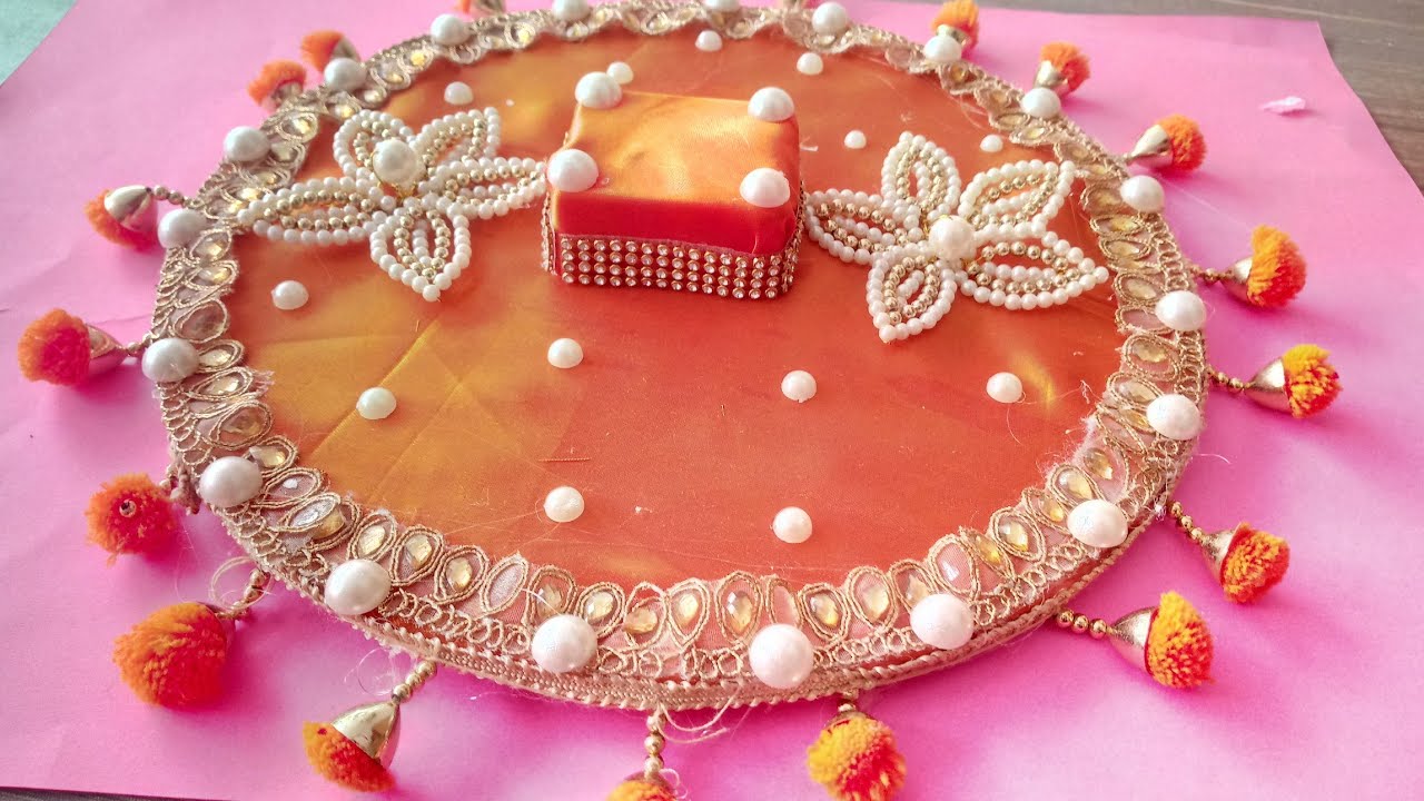 Ring platter Making Idea | Thali Decoration | CraftLas
