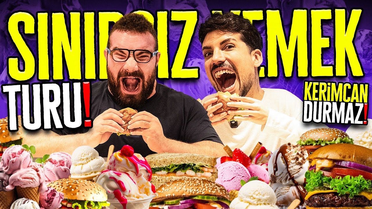 SINIRSIZ YEMEK TURU! @Kerimcan Durmaz