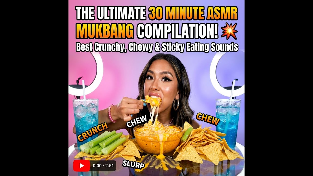 THE ULTIMATE 30 MINUTE ASMR MUKBANG COMPILATION! 💥 Best Crunchy, Chewy & Sticky Eating Sounds
