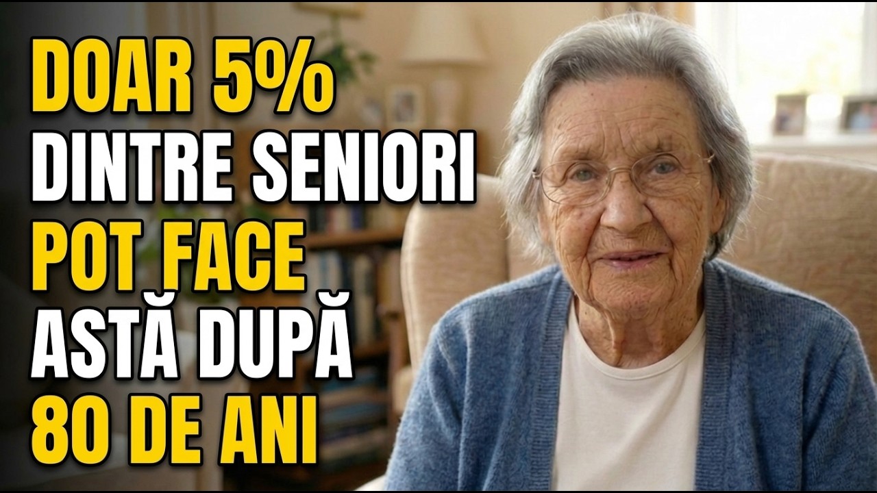 Am 83 de ani… Doar 5% dintre seniori pot face aceste 5 lucruri după 80, semn de sănătate
