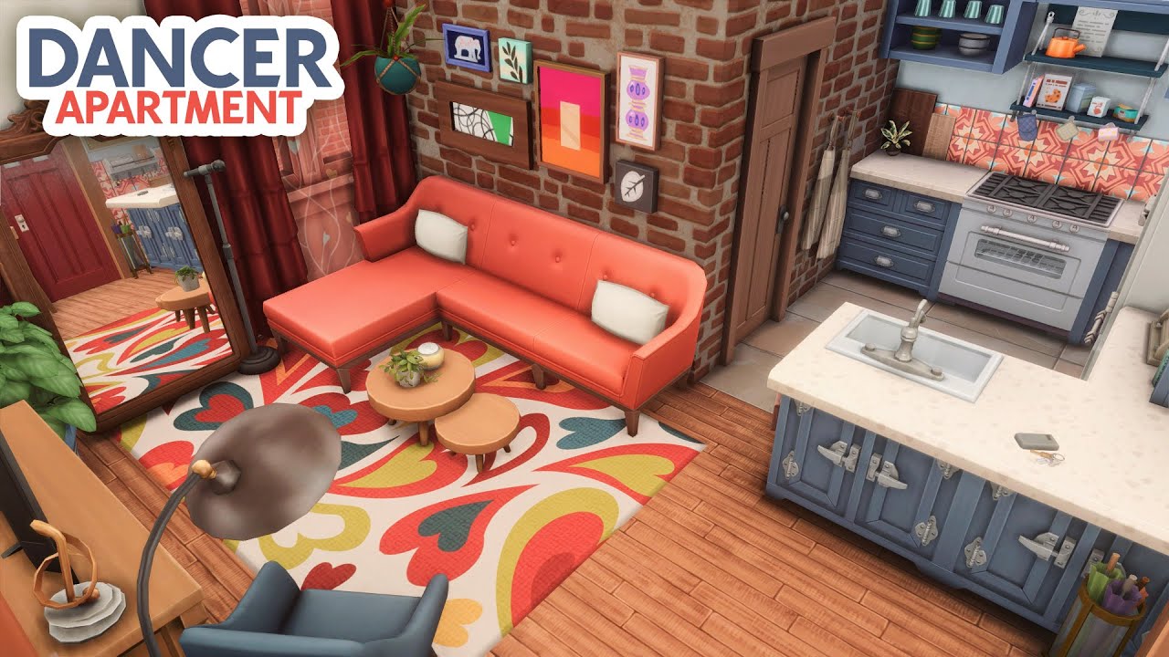 Dancer's Studio Apartment // The Sims 4 Speed Build: Apartment Renovation