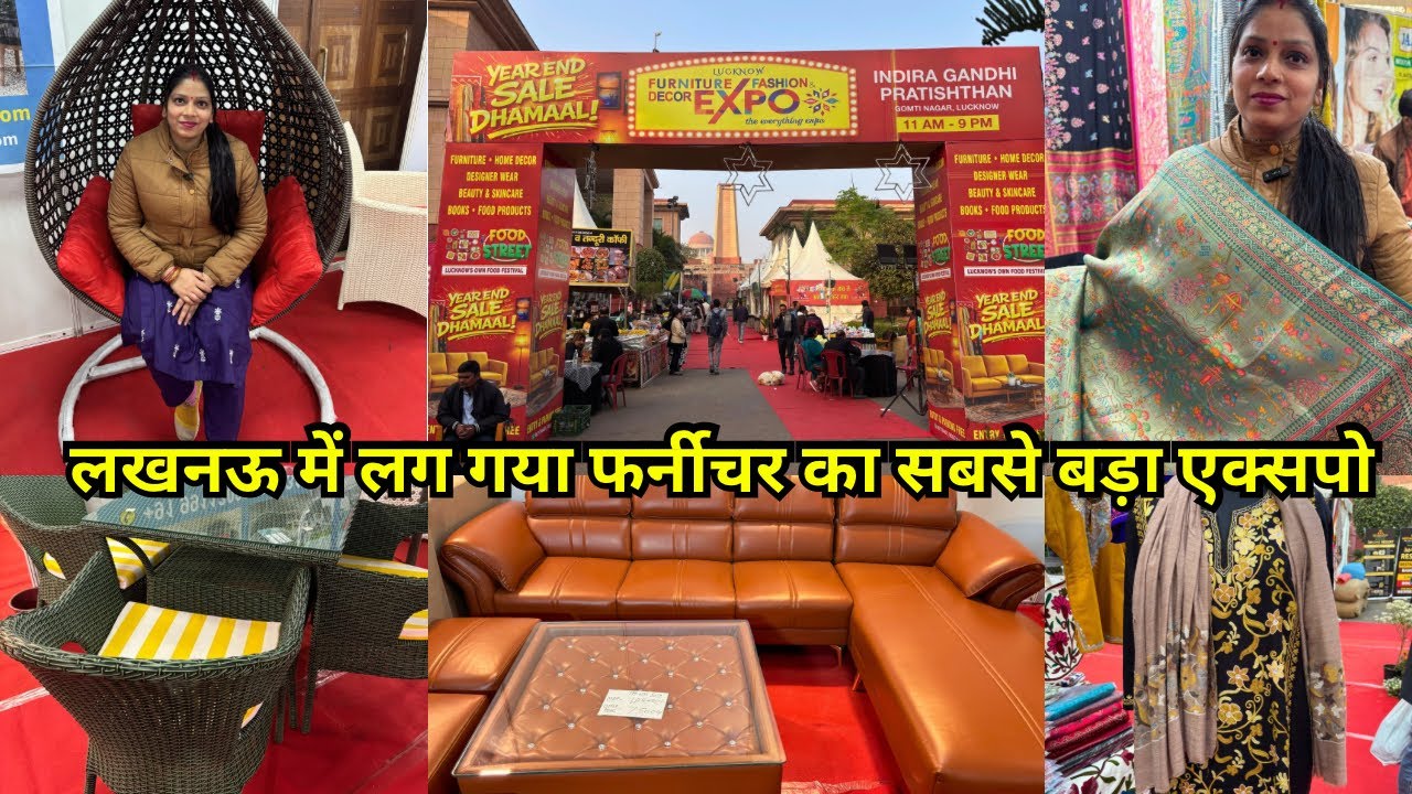 Lucknow Furniture Fashion Decor Expo 😍 | Home Decor & Furniture Shopping