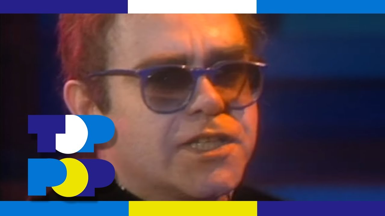 Elton John - Nikita - first gold record for 'Ice On Fire' - (1986) • TopPop