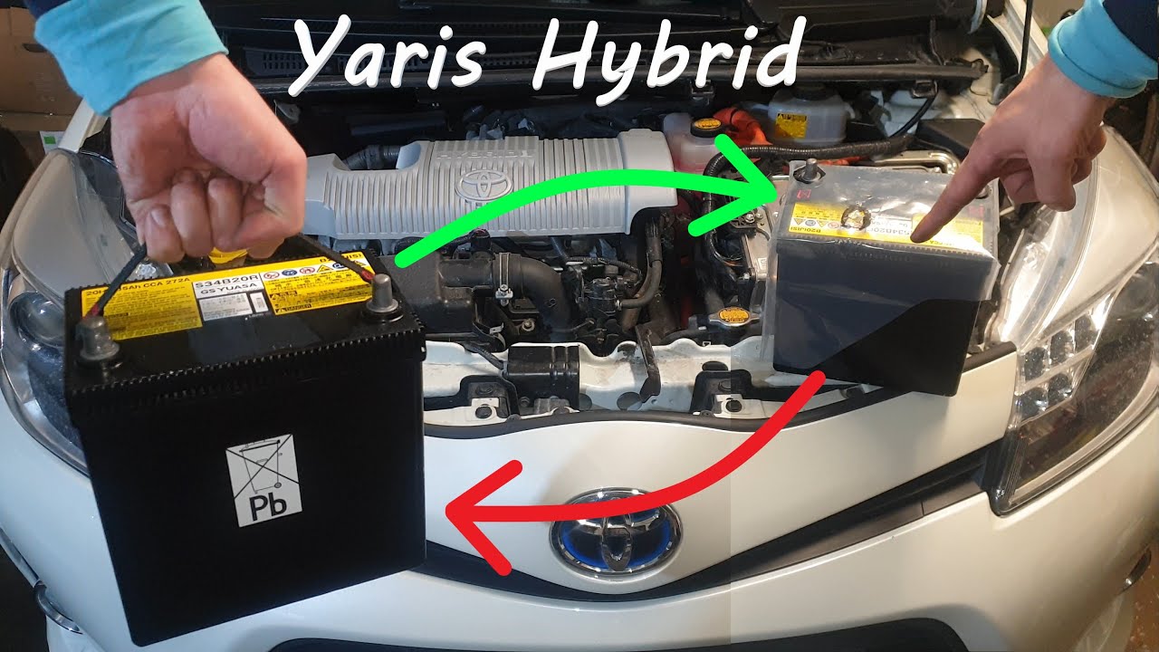 Toyota Yaris Hybrid 12v Battery Replacement
