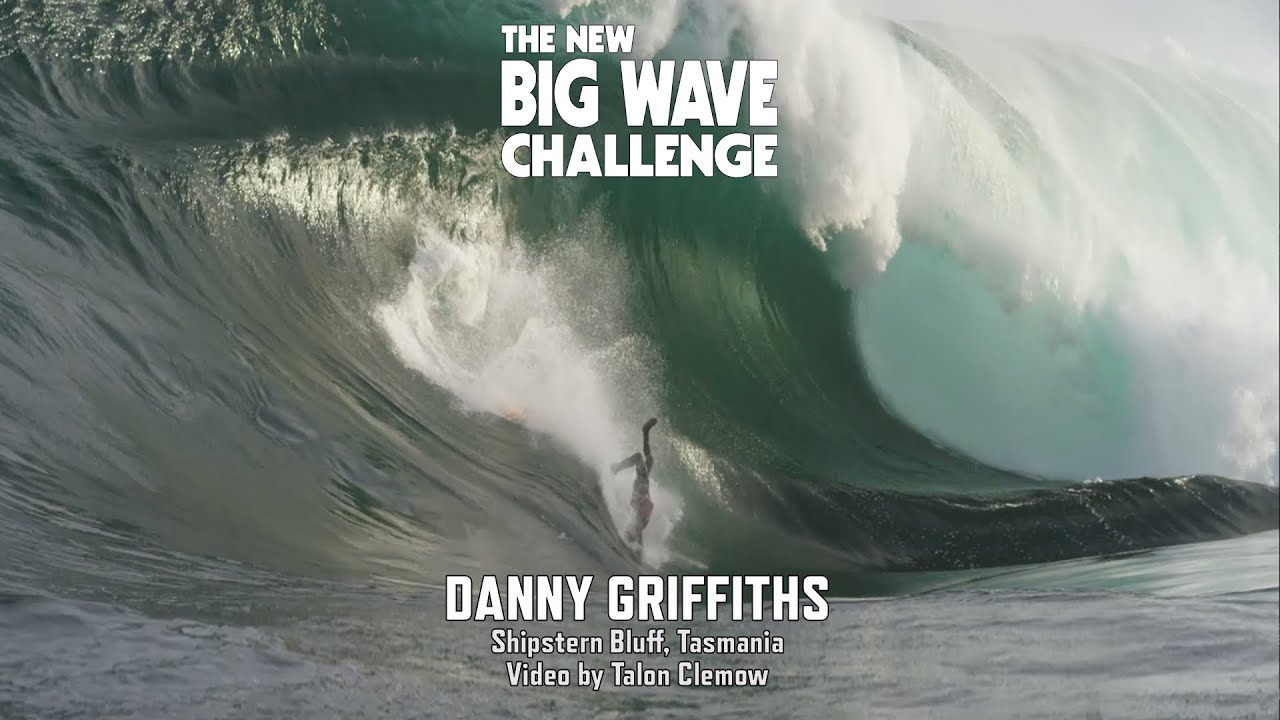 Danny Griffiths at Shipstern Bluff - Wipeout of the Year Winner - Big Wave Challenge 2023