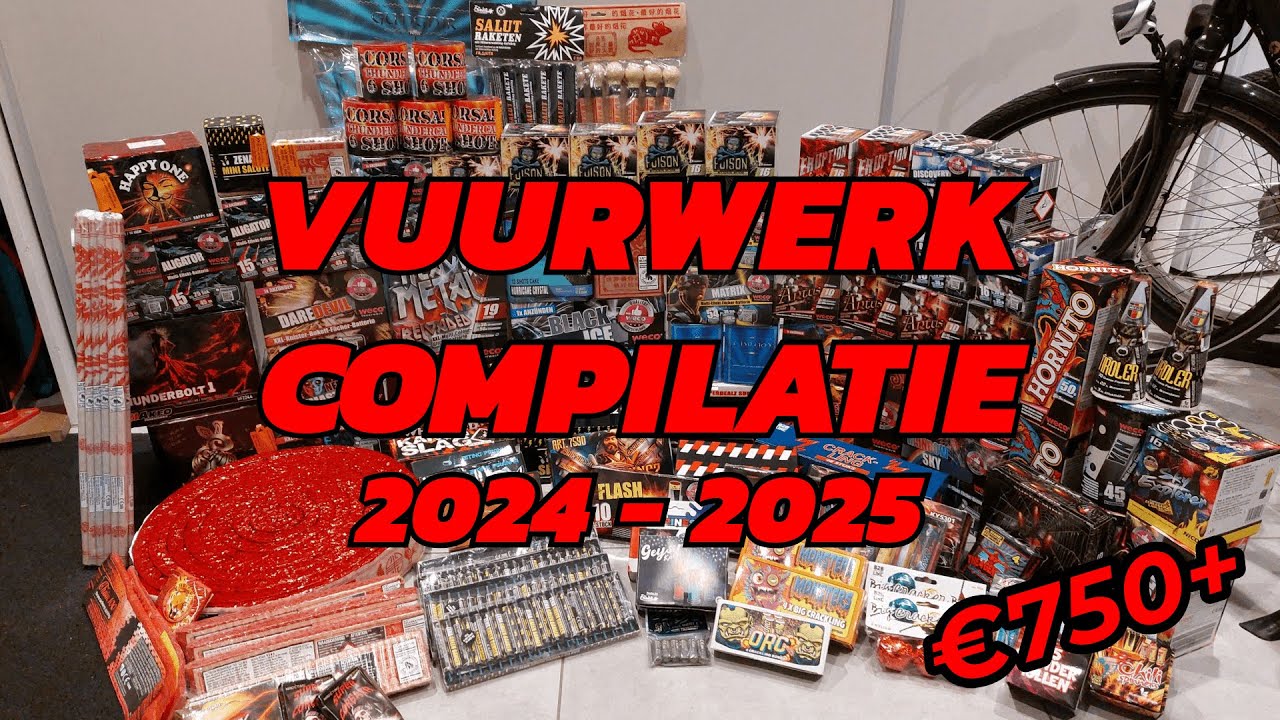 VUURWERK COMPILATIE 2024-2025 | OUD EN NIEUW