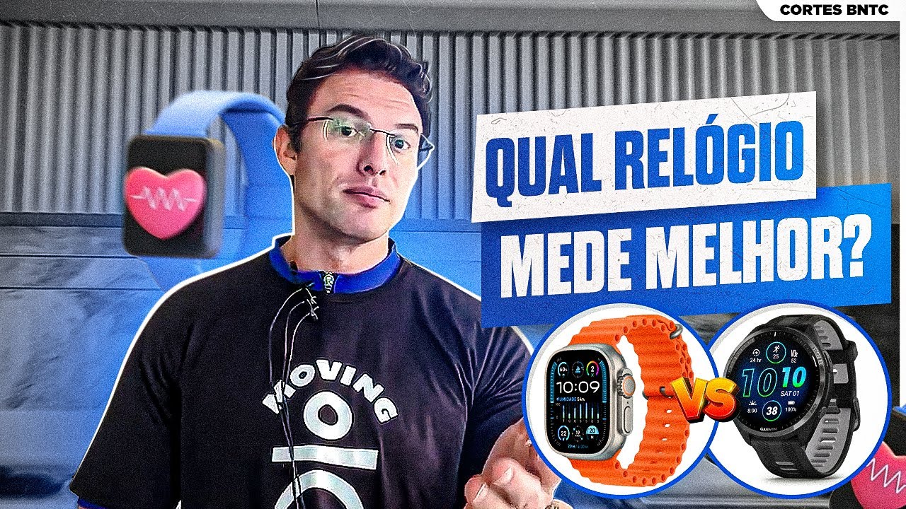 APPLE ou GARMIN: Qual mede MELHOR o GASTO CAL&Oacute;RICO? | Muzy Explica!