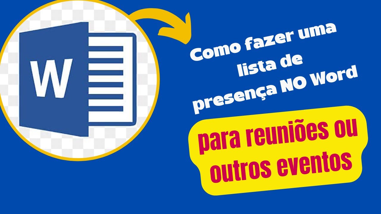 Como fazer uma lista de presença para reuniões ou