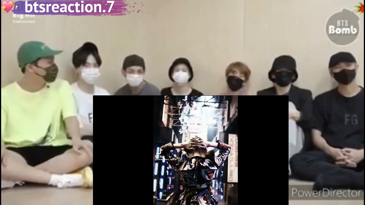 BTS REACTION TIKTOK BLACKPINK Part 12 (FANMADE) 🥵😍