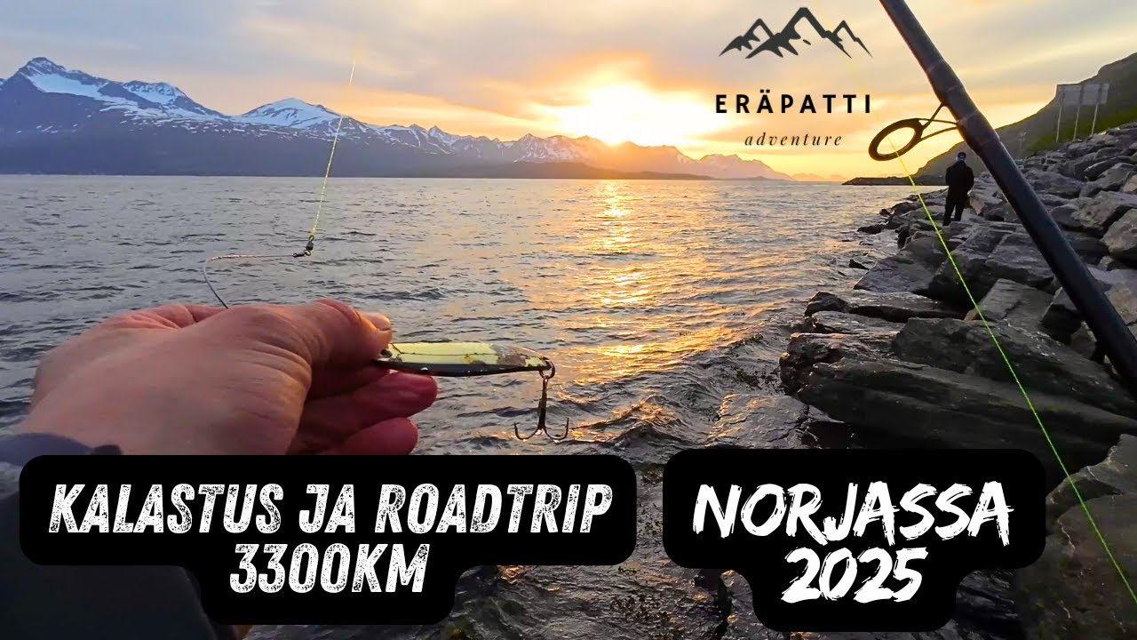 Roadtrip Norjassa heinäkuussa. Koe upeita tienvarsikohteita kalastusta unohtamatta.
