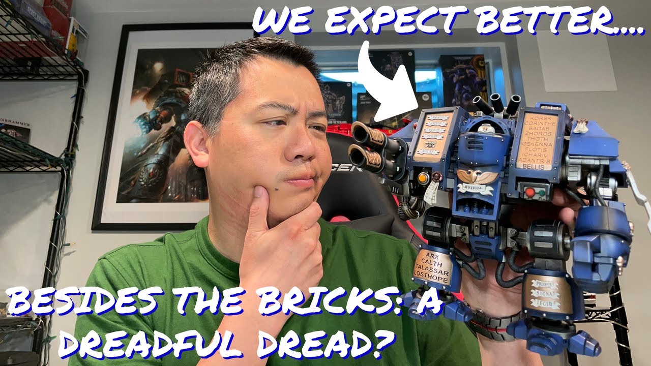 Распаковка и обзор JoyToy x Warhammer 40K Ultramarines Space Marines Venerable Dreadnought