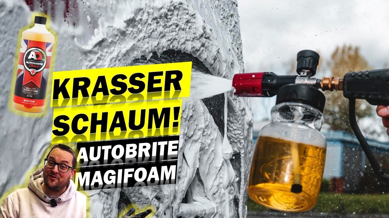 Immer noch so gut? AutoBrite MagiFoam: Magischer alkalischer Snow Foam bleibt 30min auf dem Lack!