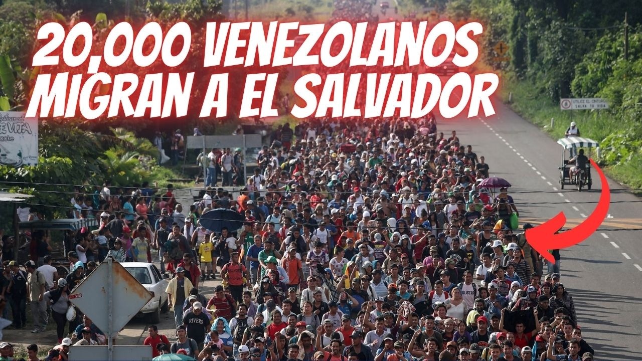 Mega Caravana de 20 mil Personas de 🇻🇪🇵🇦🇨🇷 se Dirige a El Salvador (La Verdad)