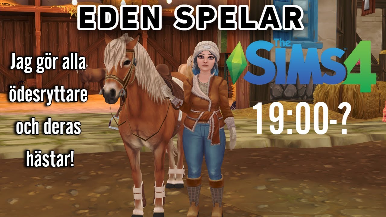 SIMS 4 - Jag skapar alla ödesryttare och deras hästar i Sims!
