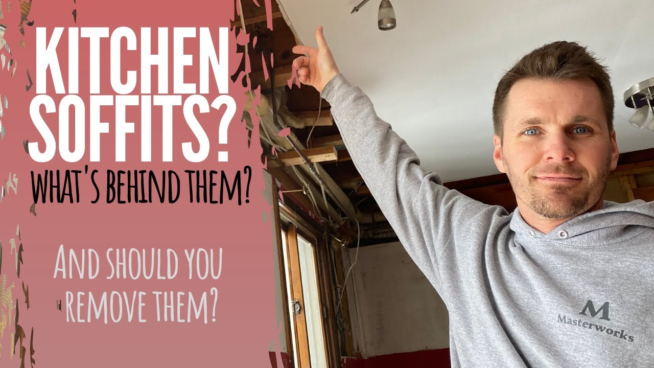 KITCHEN SOFFIT REMOVAL (PART 1) | WHAT'S BEHIND THEM? | SHOULD YOU REMOVE THEM? ExStepCousinInLaws