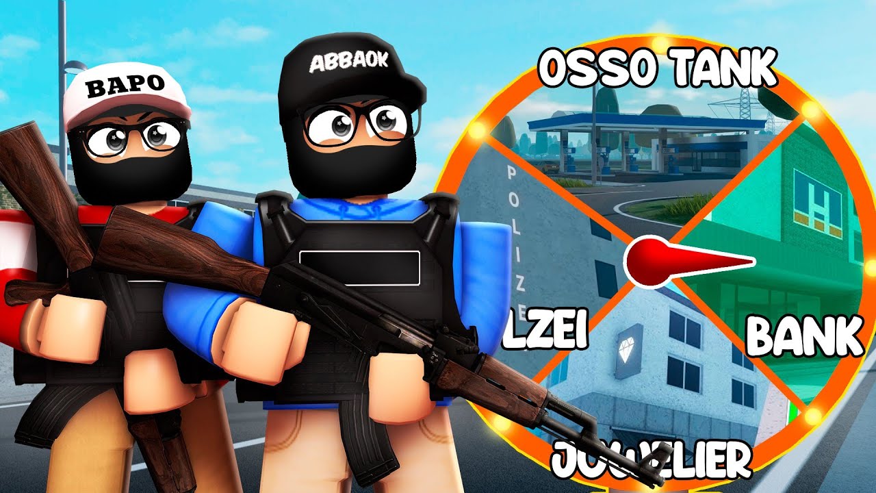 Glücksrad entscheidet XXL RAUB! (mit @robloxbapo)