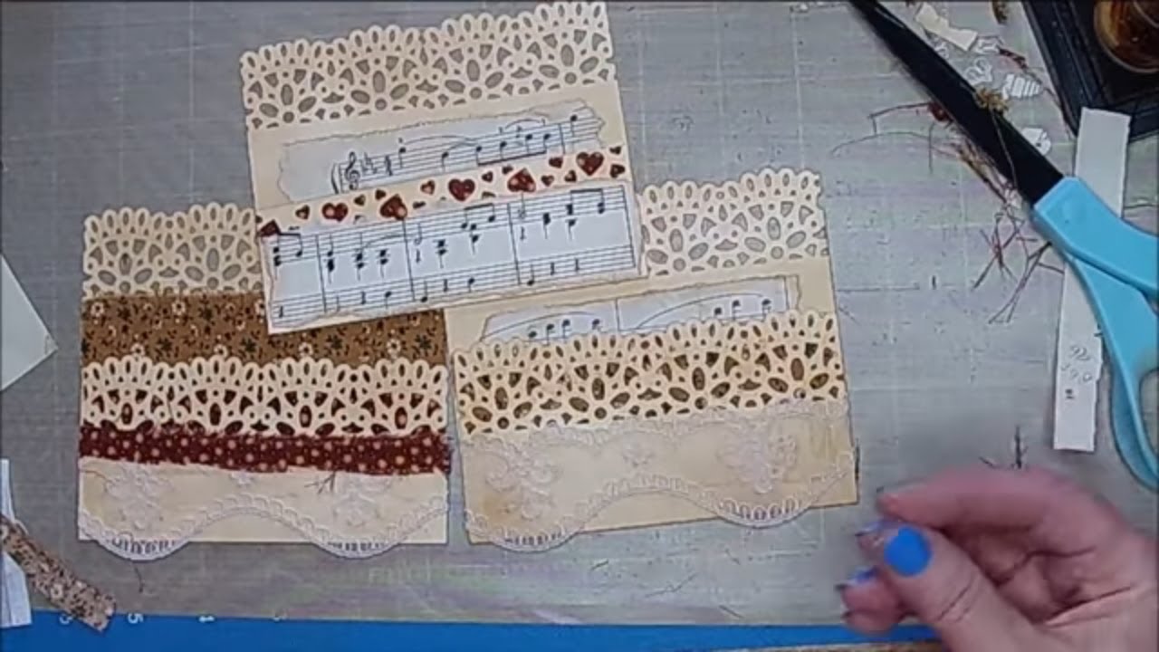 Учебник: Карманы для журналов. Часть 1 (кружевной карман)