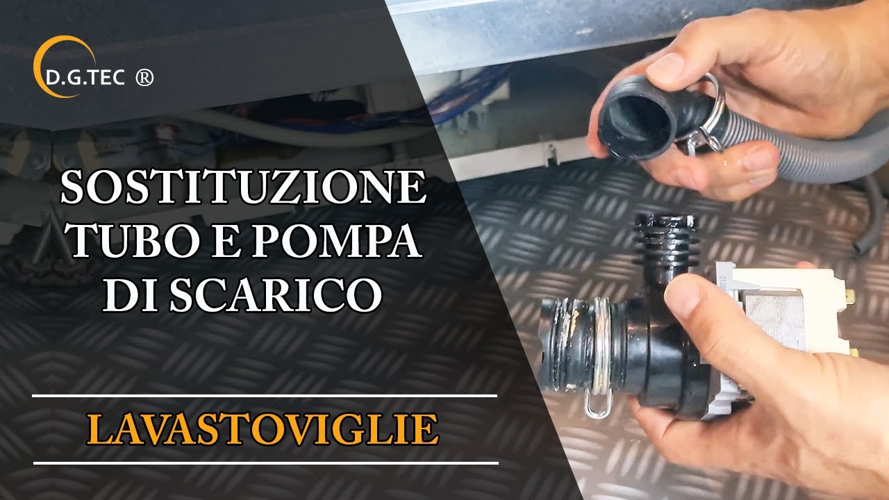 Sostituzione tubo e pompa di scarico lavastoviglie