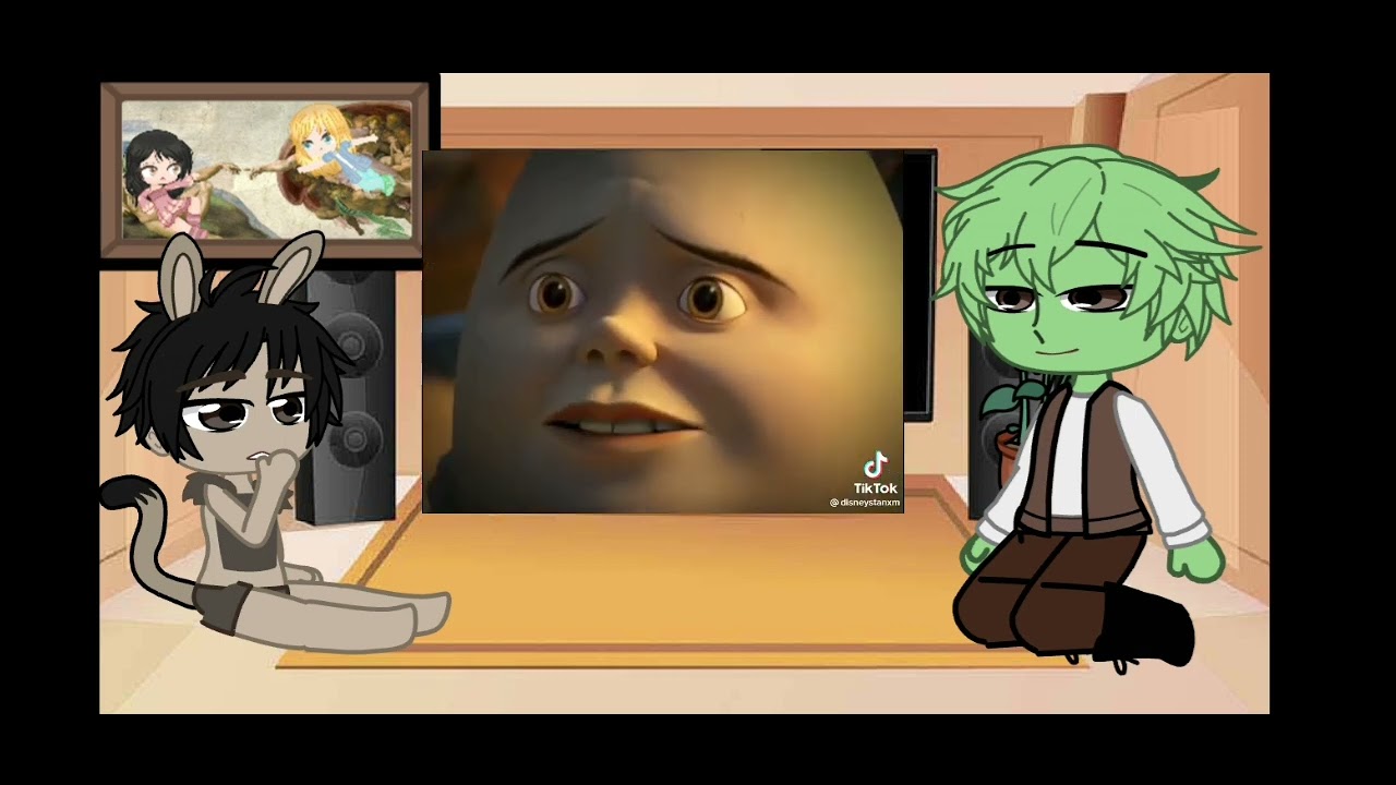 BURRO E SHREK REACTION GATO DE BOTAS|🇪🇦🇺🇸🇧🇷|ORIGINAL|Nirimi_Kun
