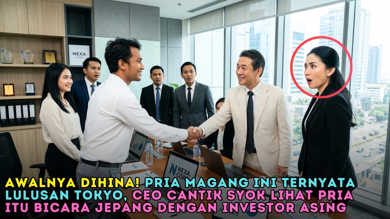 CEO CANTIK SYOK SAAT LIHAT PRIA MAGANG BICARA JEPANG DENGAN INVESTOR ASING