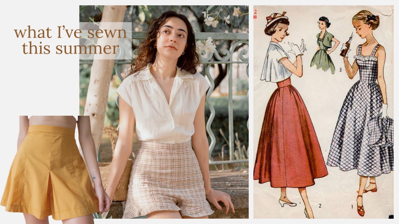 Clothes I've Sewn Summer 2022 (Part 2) | Me-made Wardrobe | Vintage Sewing