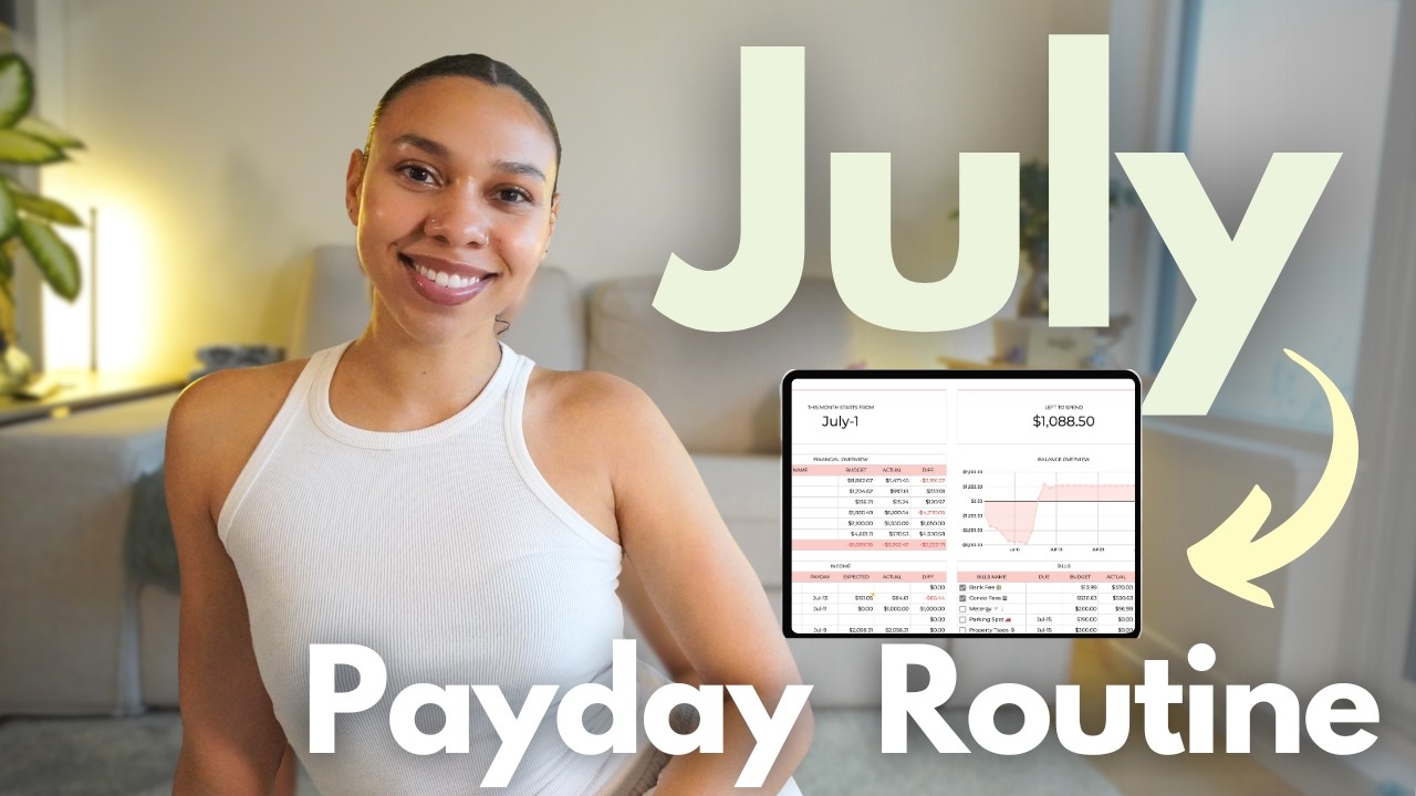 July Payday Budget With Me 💸 | Realistic Millennial Budgeting Routine